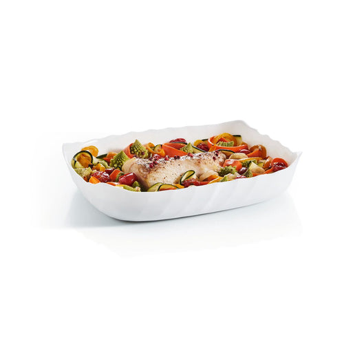 Plat de cuisson blanc 29 x 23 cm Smart Cuisine Trianon - 2