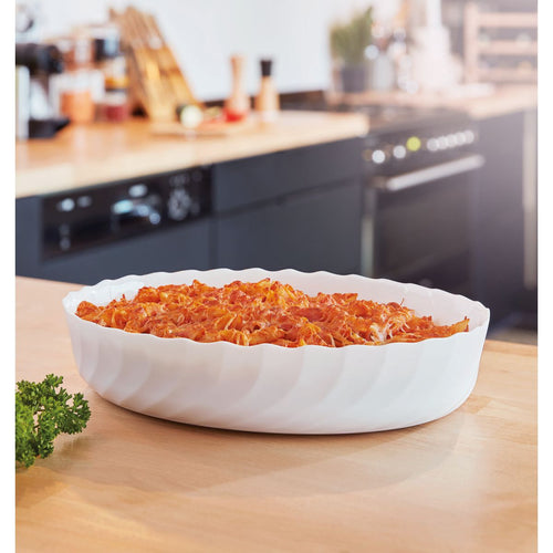 Smart Cuisine Trianon White Baking Dish 31.9 x 24.5 cm