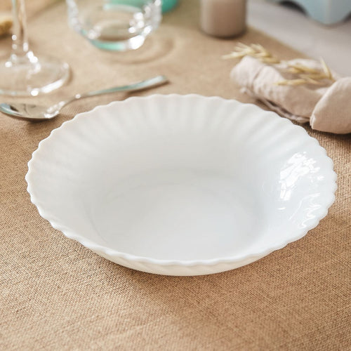 Coupelle blanche 18 cm Feston