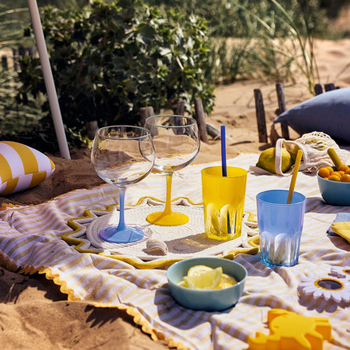 Verre 40 cl jaune Summer Pop - 2