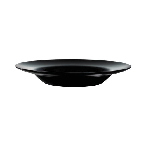 Assiette à pâtes noire 28,5 cm Friend