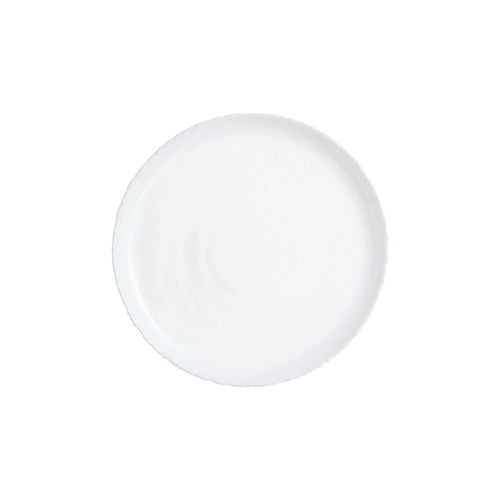 Assiette dessert blanche 19 cm Ammonite