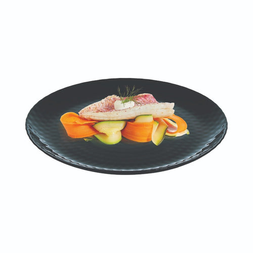 Piatto piano nero 25 cm Pampille