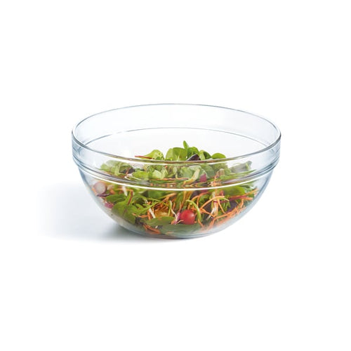 Saladier rond en verre 26 cm Empilable 430 cl - 2