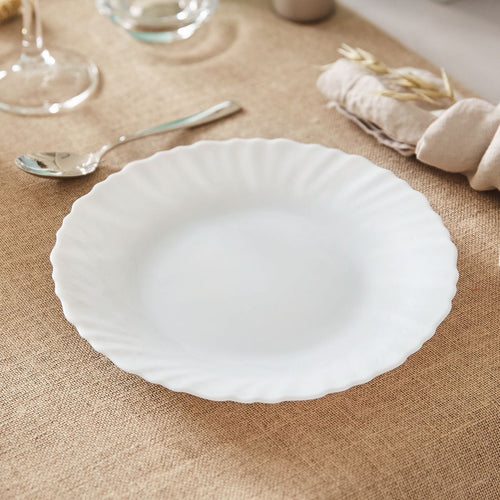 Piatto da dessert bianco 19 cm Feston