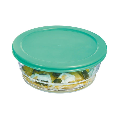 Coupelle 135 cl Eat & Joy avec couvercle turquoise - 2