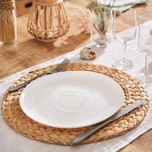 Service de table 18 pièces Ammonite Blanc