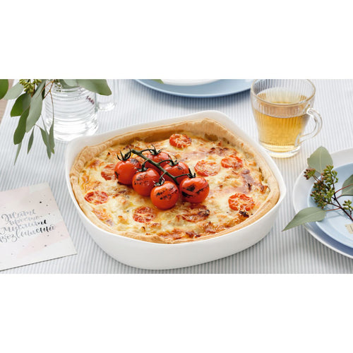 Plat de cuisson blanc 26 x 26 cm Smart Cuisine Carine - 2