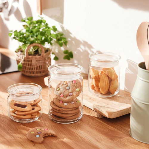 Lot de 2 pots de conservation Pure Jar Glass 1L