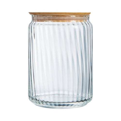 Pot 1L Nova Jar avec couvercle en bambou