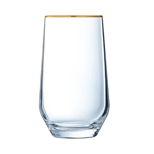 40 cl Ultimate Gold Rim Tall Glass