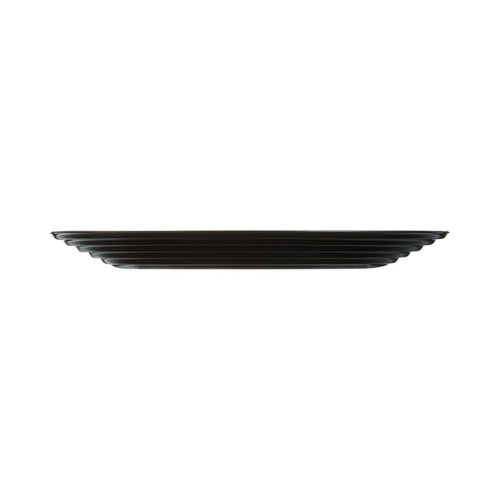 Assiette noire 25 cm Harena