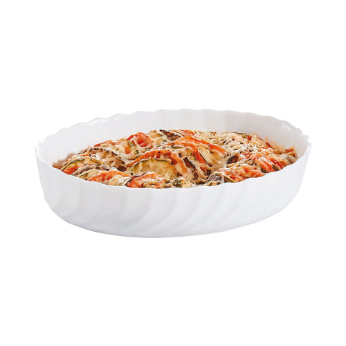 Plat de cuisson blanc 22,3 x 17 cm Smart Cuisine Trianon