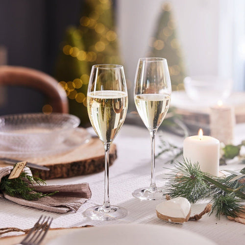 Ensemble 12 pièces Cheer Up Verre à pied 55cL et Flutes à Champagne