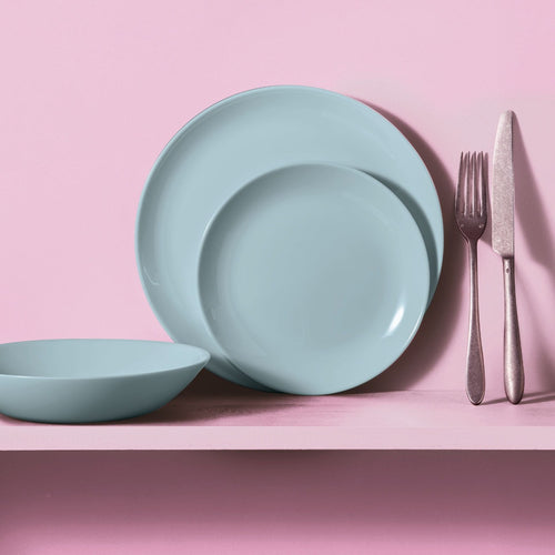 Diwali Paradise Blue 20 cm Deep Plate