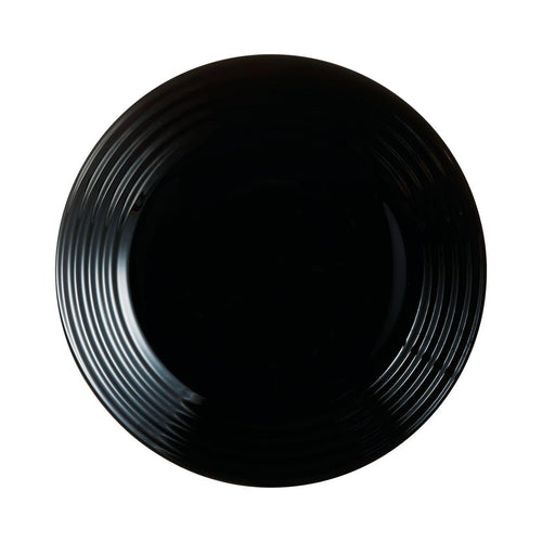 Assiette dessert noire 19 cm Harena