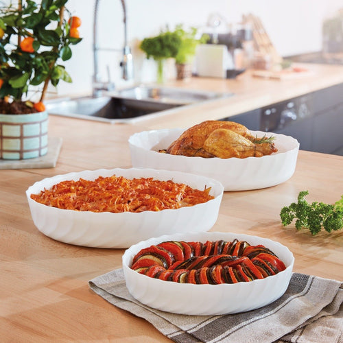 Lot de 3 plats à four ovales Smart Cuisine Trianon 250°C - 2
