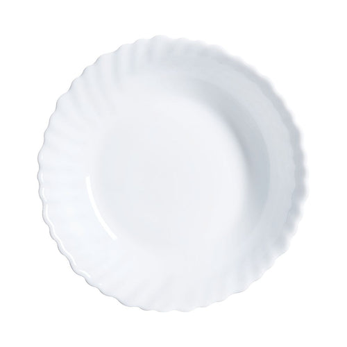 Plat blanc 28 cm Feston