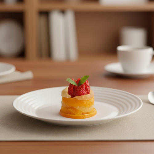 Assiette dessert blanche 19 cm Harena - 2