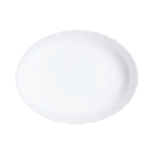 Plat de cuisson blanc 22,3 x 17 cm Smart Cuisine Trianon