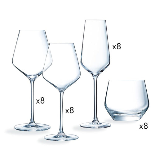 Ensemble 32 verres Ultime