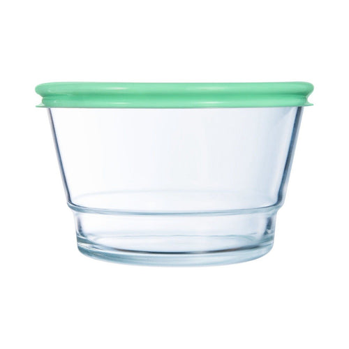 Coupelle 80 cl Eat & Joy avec couvercle vert