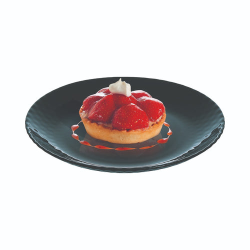 Assiette à dessert noire 19 cm Pampille - 2