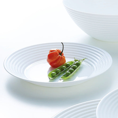 Service de table 18 pièces Harena noir et blanc