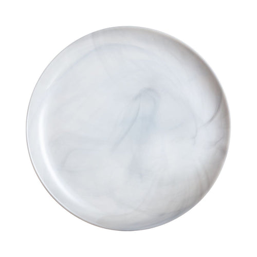 Assiette grise 25 cm Diwali Marble