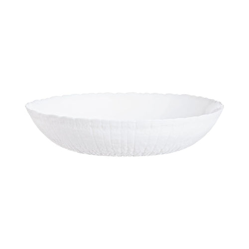 Coupelle blanche 14 cm Ammonite