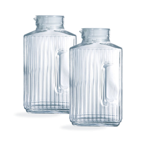 lot de 2 carafes Quadro 2L