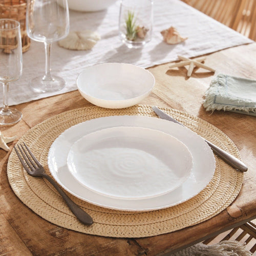 Service de table 25 pièces Ammonite Blanc - 2