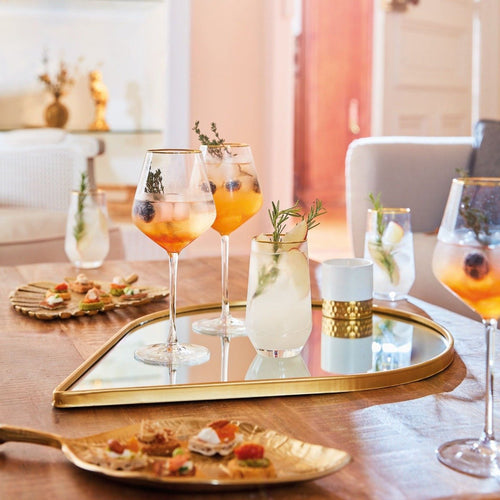 Ensemble 16 verres Ultime Bord Or