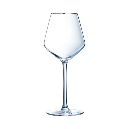 Verre à pied 38 cl Ultime Bord Or