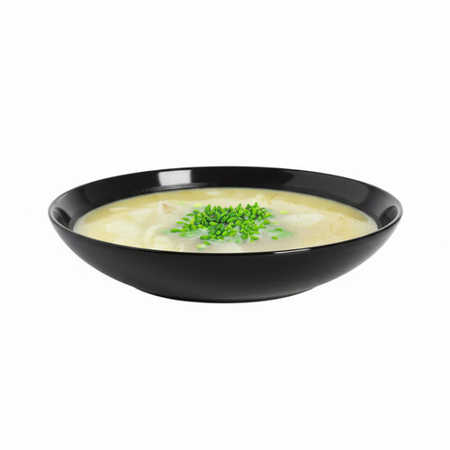 Assiette creuse noire 20 cm Apy