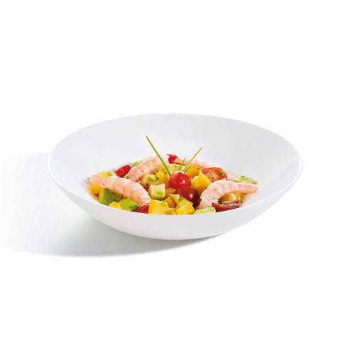 Assiette creuse blanche 20 cm Diwali