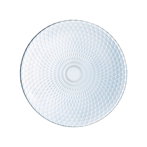 Assiette plate en verre 25 cm Pampille
