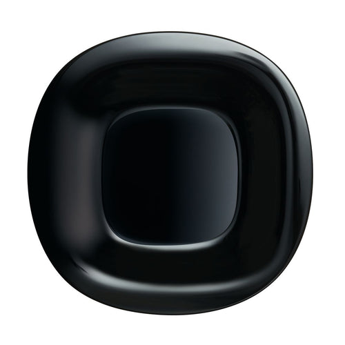 Assiette noire 27 cm Carine