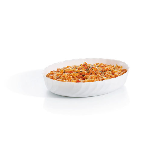 Plat de cuisson blanc 31,9 x 24,5 cm Smart Cuisine Trianon