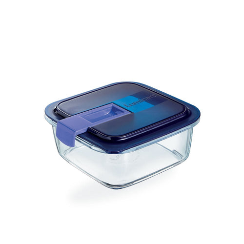 Lot de 5 boites de conservation carrées Easy Box 76cl - Luminarc