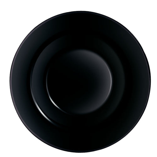 Assiette à pâtes noire 28,5 cm Friend