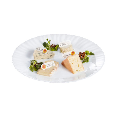 Plat blanc 30 cm Feston - 2