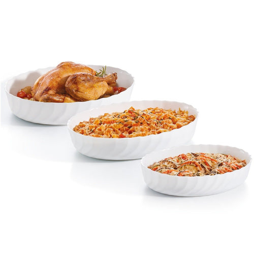 Lot de 3 plats à four ovales Smart Cuisine Trianon 250°C