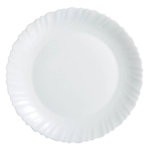 Plat blanc 30 cm Feston