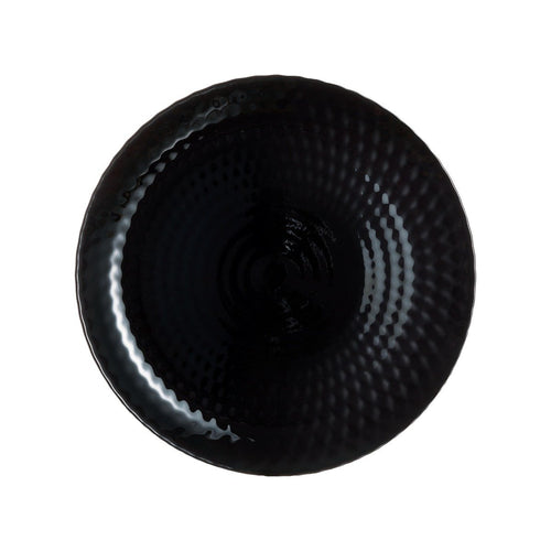 Assiette plate noire 25 cm Pampille
