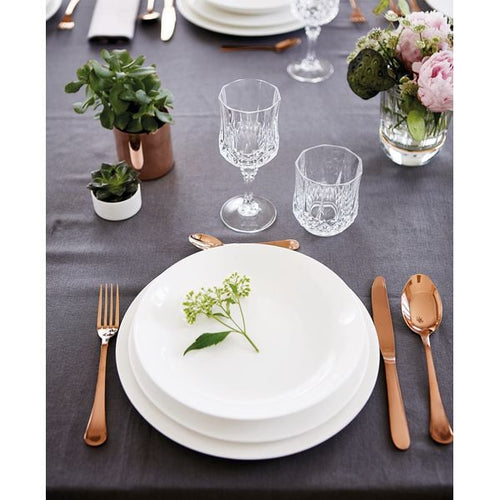 Ensemble 24 pièces, verres à pied et verres à eau Longchamp