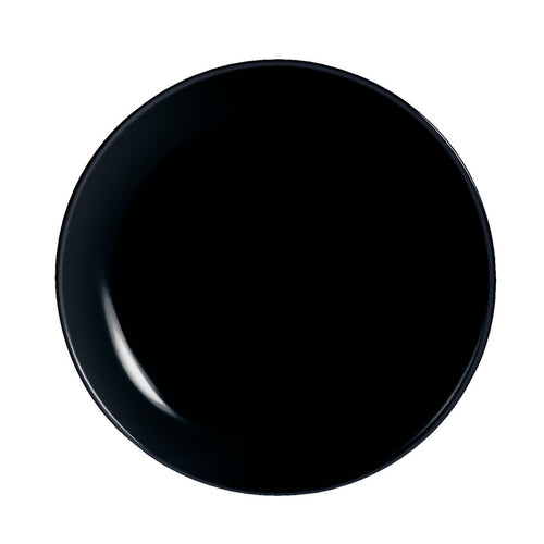 Assiette dessert noire 19 cm Diwali