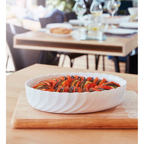 Plat de cuisson blanc 22,3 x 17 cm Smart Cuisine Trianon - 2
