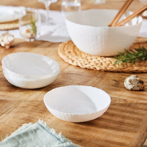 Set di stoviglie Ammonite White da 25 pezzi