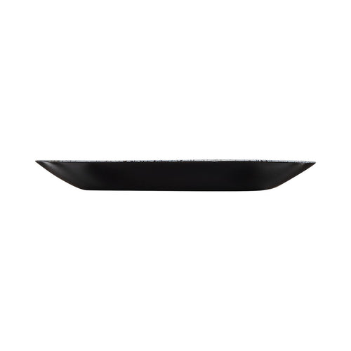 Assiette à dessert noire 18 cm Slate